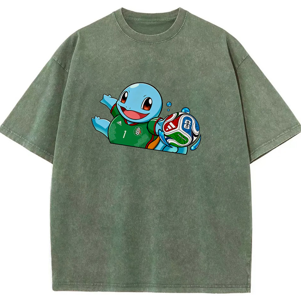 2026 World Cup Pokemon Mexico Squirtle Graphic Tee