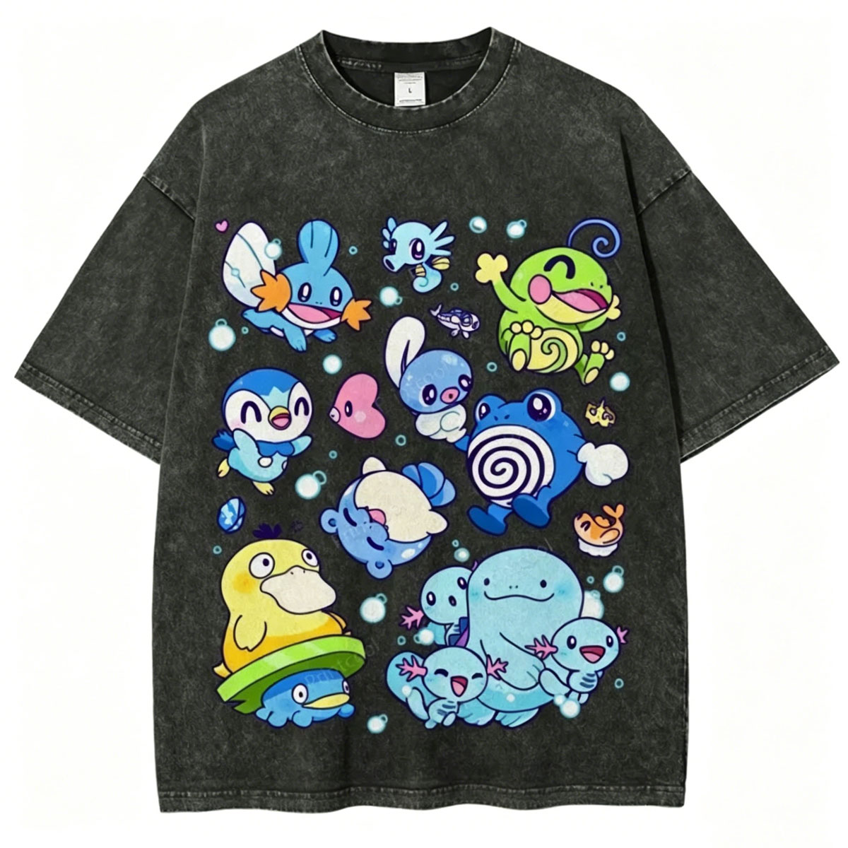 Pokémon Weaving Unisex Vintage Washed Tee