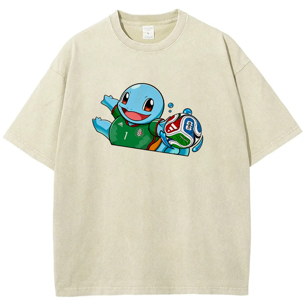 2026 World Cup Pokemon Mexico Squirtle Graphic Tee