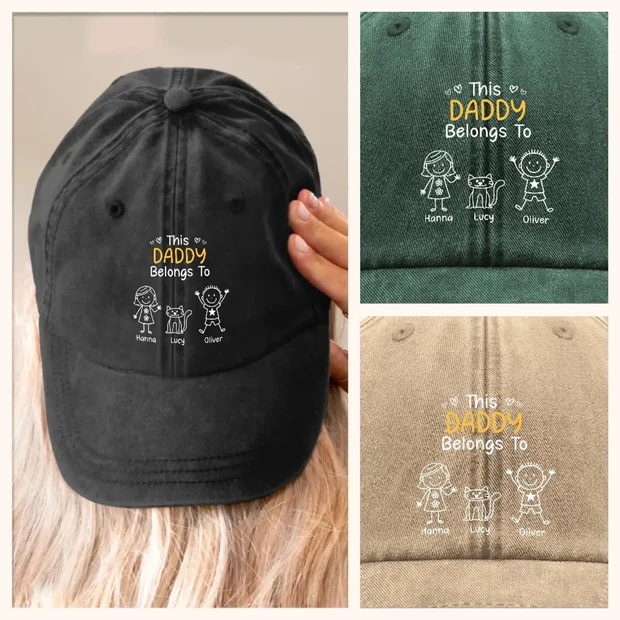 Grandma Belong To Custom Cap