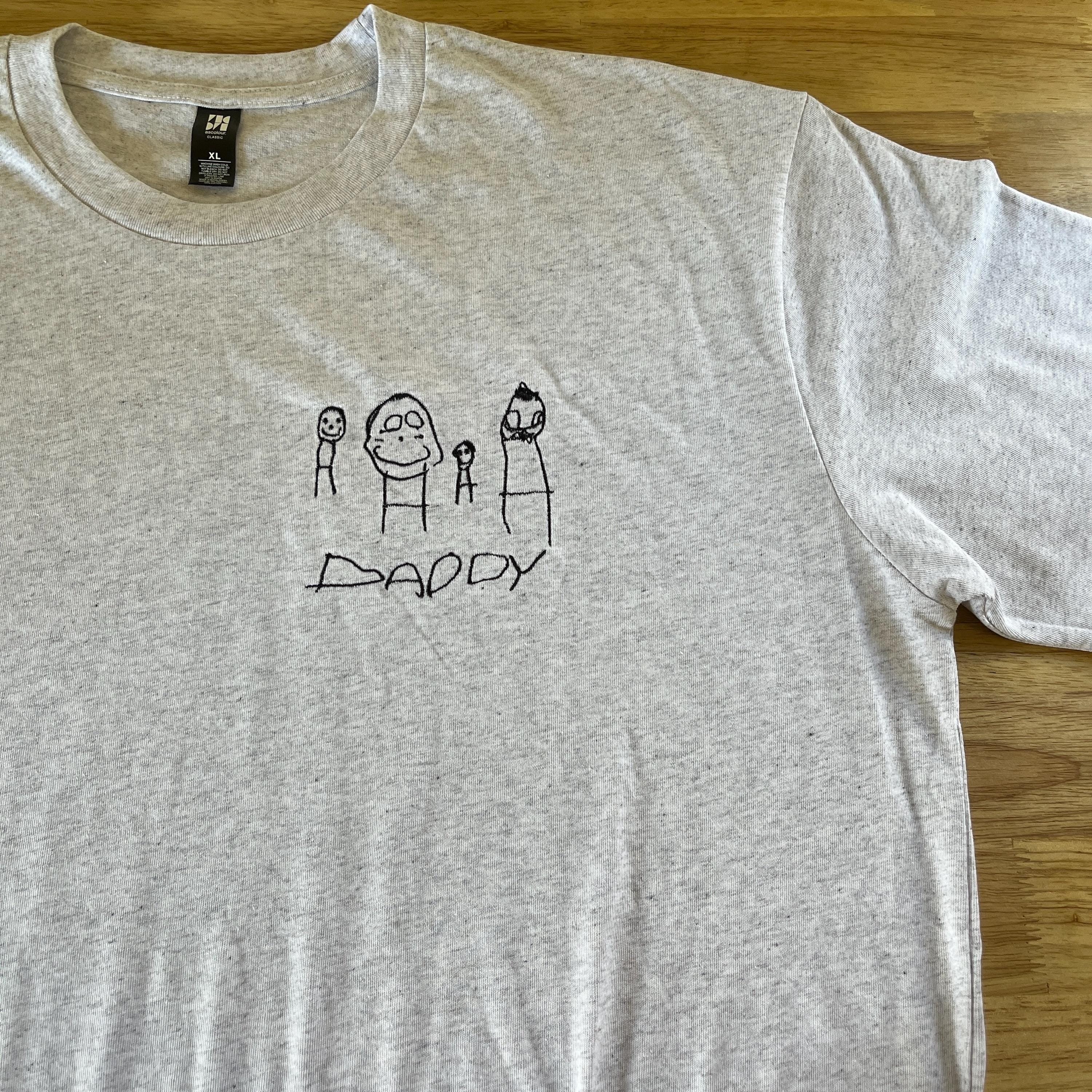 Custom Kids Art Embroidered T-shirt
