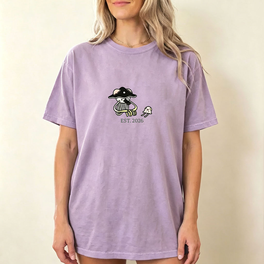 Cute Parent & Kid Jellicent Vintage Washed T-Shirt