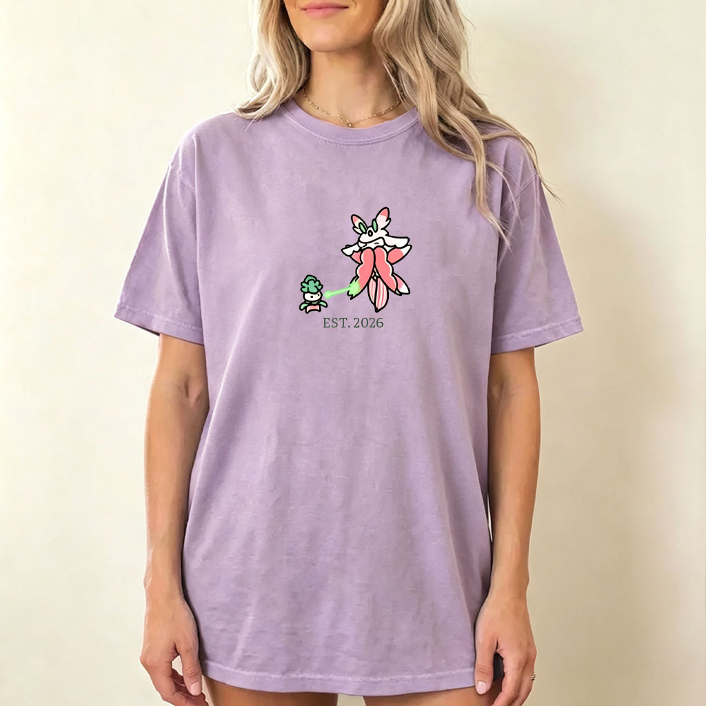 Cute Parent & Kid Floragato Vintage Washed T-Shirt