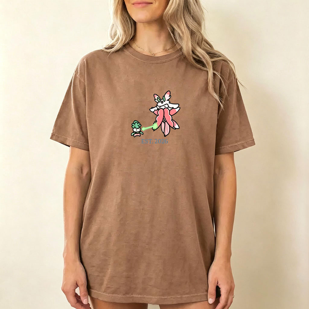Cute Parent & Kid Floragato Vintage Washed T-Shirt