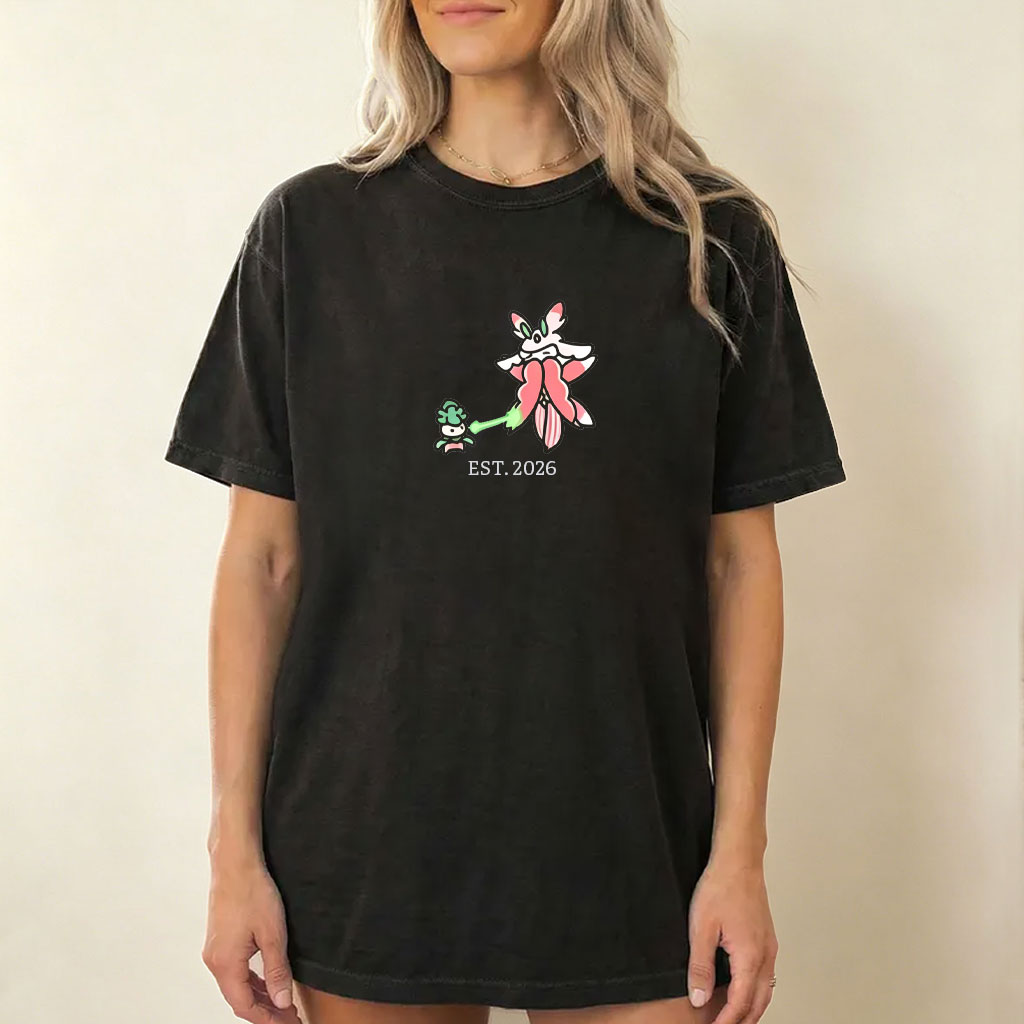 Cute Parent & Kid Floragato Vintage Washed T-Shirt