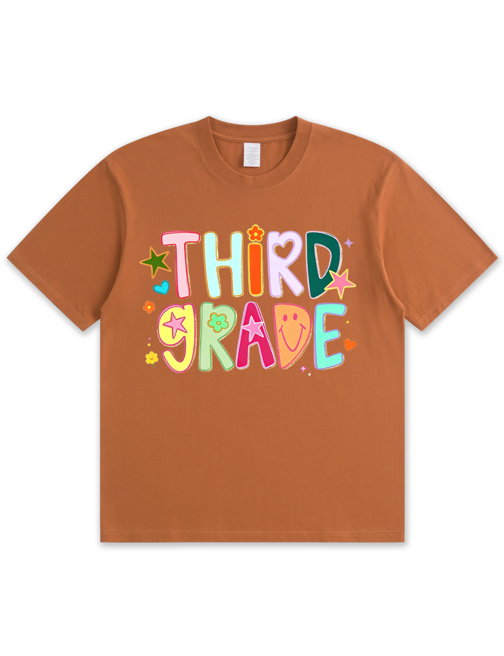 Preppy Hand Drawn Colorful Doodle Teacher Shirt