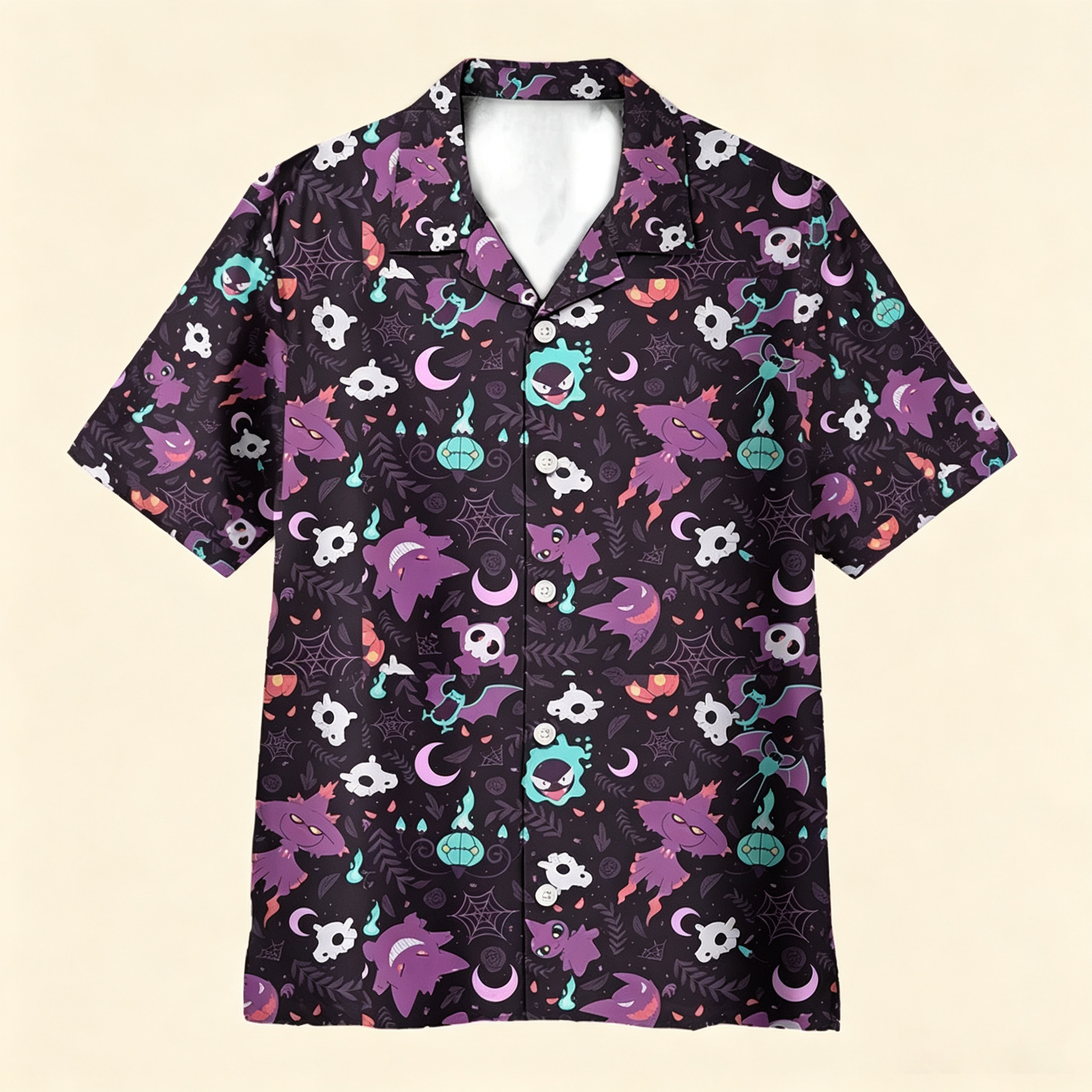 Lavender Town PoMo Pattern Hawaiian Shirt