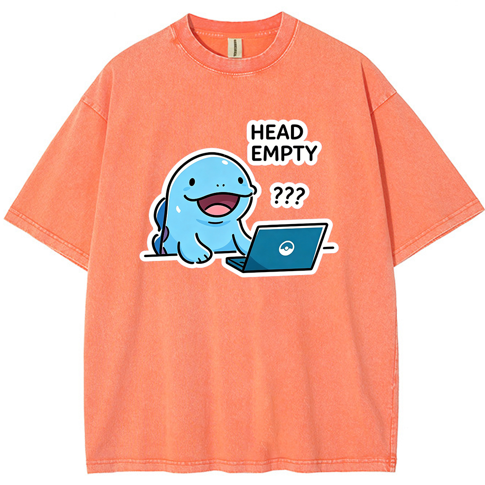 Vintage Washed Quagsire T-Shirt, Funny Work Meme Pokemon Tee