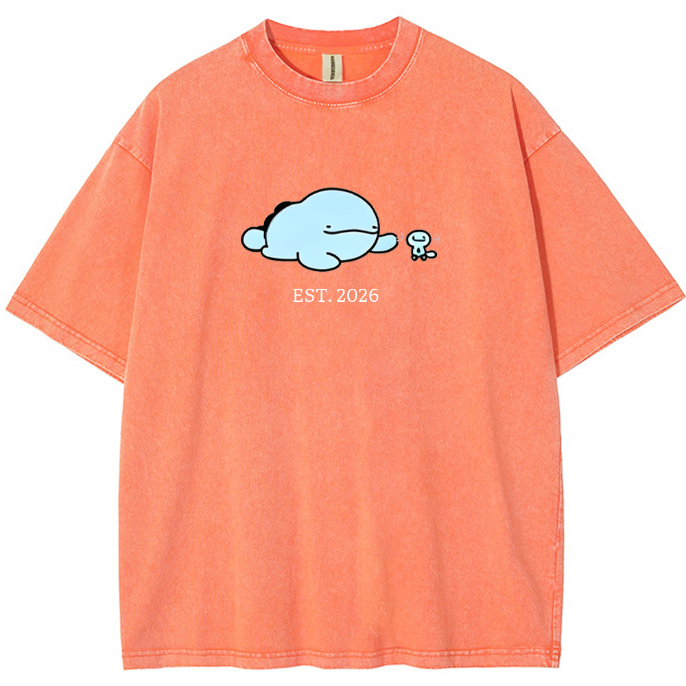 Cute Parent & Kid Quagsire Vintage Washed T-Shirt
