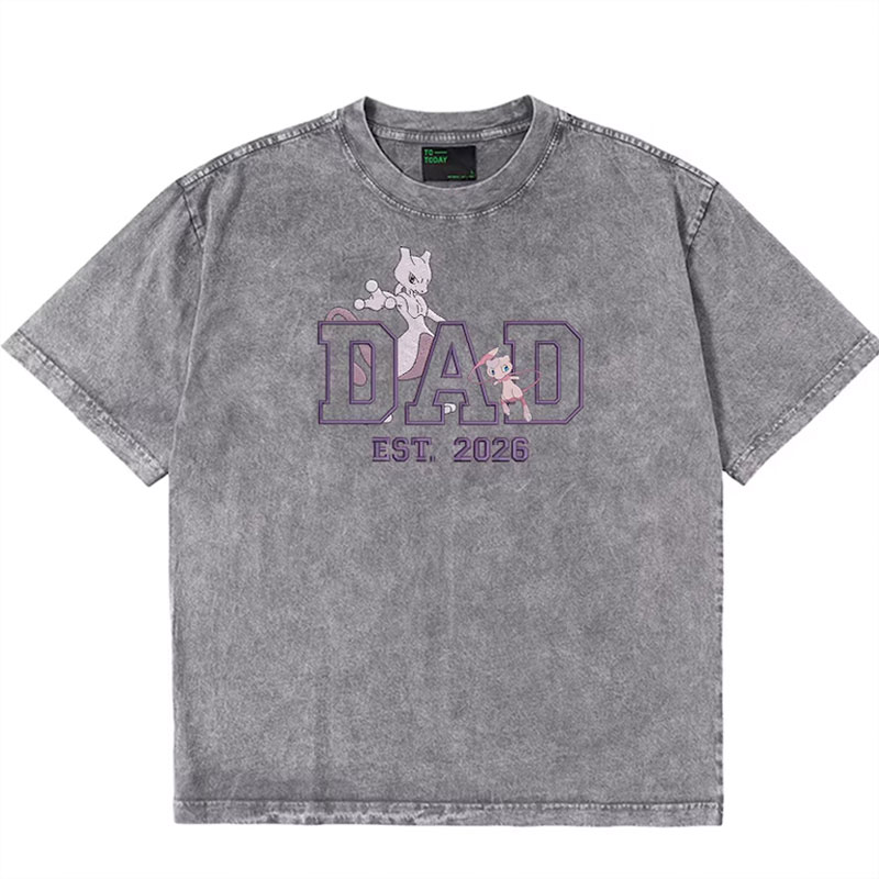 PokaDaD Embroidered Washed Shirt