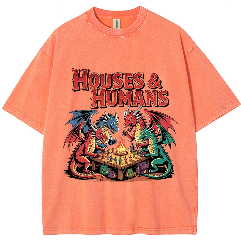 DnD Boardgame Fantasy Dragons Dragons Gathering Around Tabletop Game Cartoon Tee