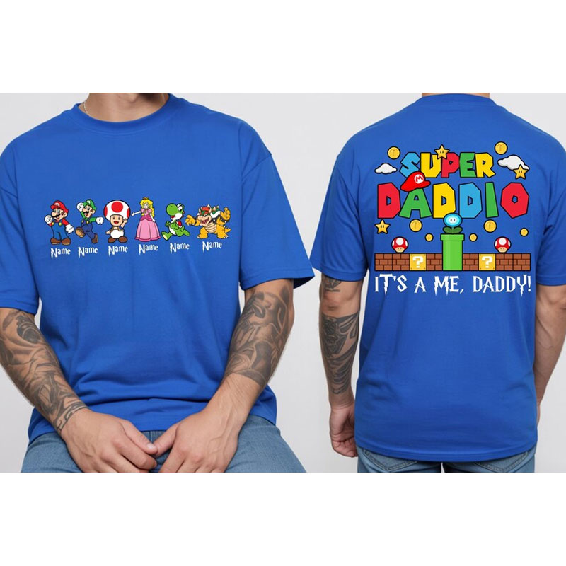 Personalized Super Daddio Shirt