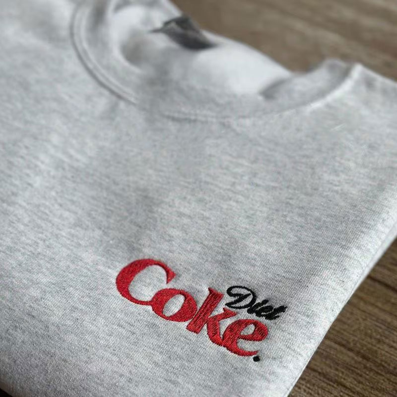 Diet Coke Embroidered Sweatshirt
