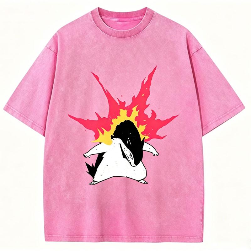 Pokémon Typhlosion Unisex Vintage Washed Tee