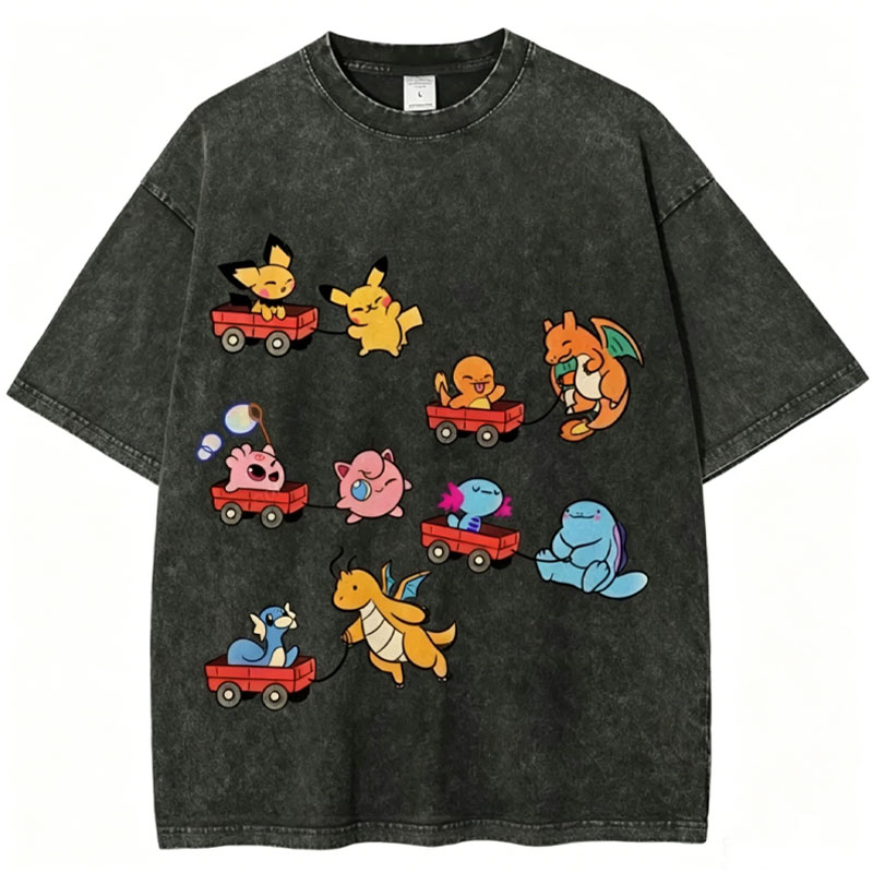 Pokémon Advanced Form Unisex Vintage Washed Tee