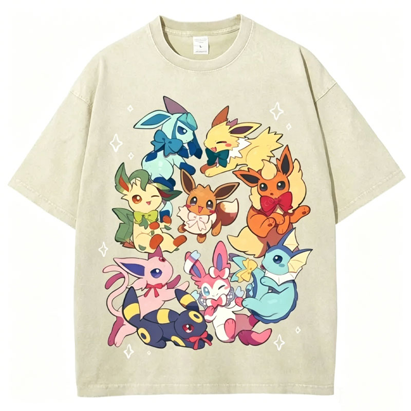 Eevee Unisex Vintage Washed Tee