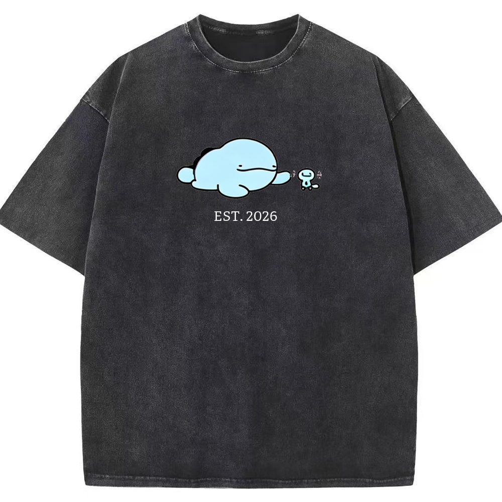 Cute Parent & Kid Quagsire Vintage Washed T-Shirt