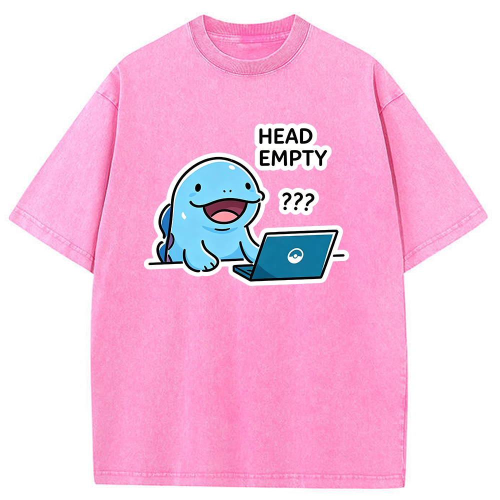 Vintage Washed Quagsire T-Shirt, Funny Work Meme Pokemon Tee
