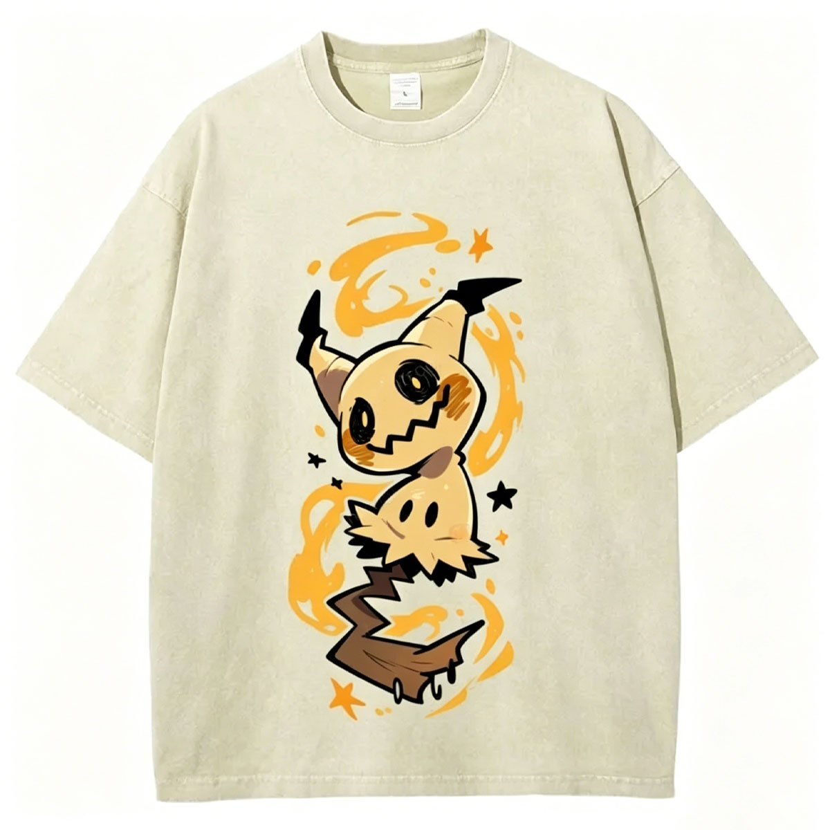 Mimikyu Unisex Vintage Washed Tee