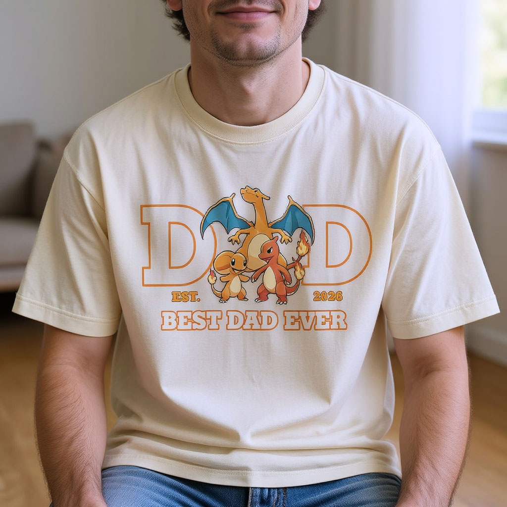 Custom Pokemon Dad Shirt
