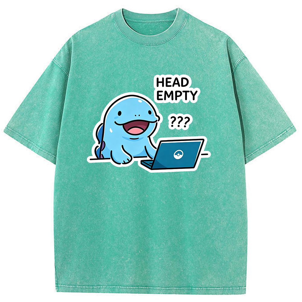 Vintage Washed Quagsire T-Shirt, Funny Work Meme Pokemon Tee
