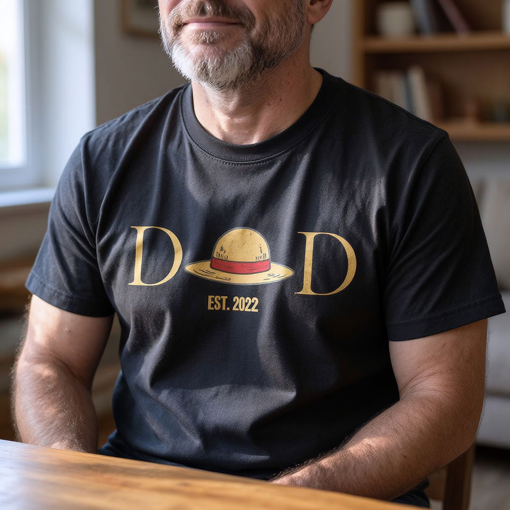 Personalized Custom Anime Dad Print Tee