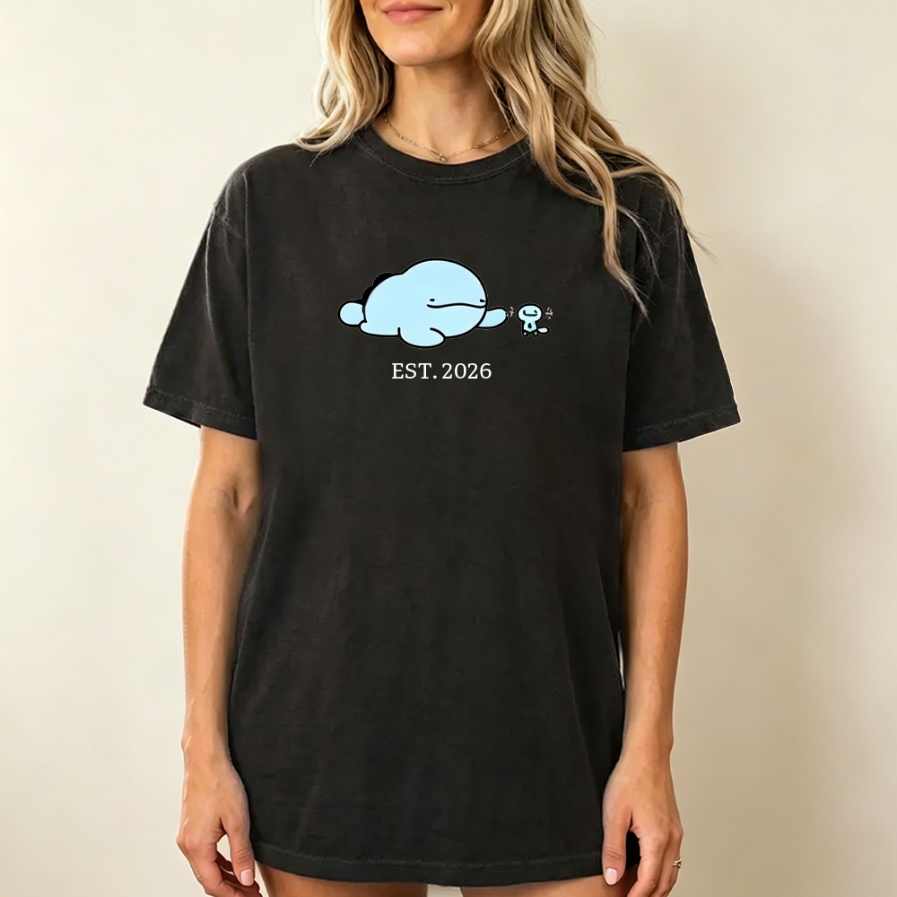 Cute Parent & Kid Quagsire Vintage Washed T-Shirt