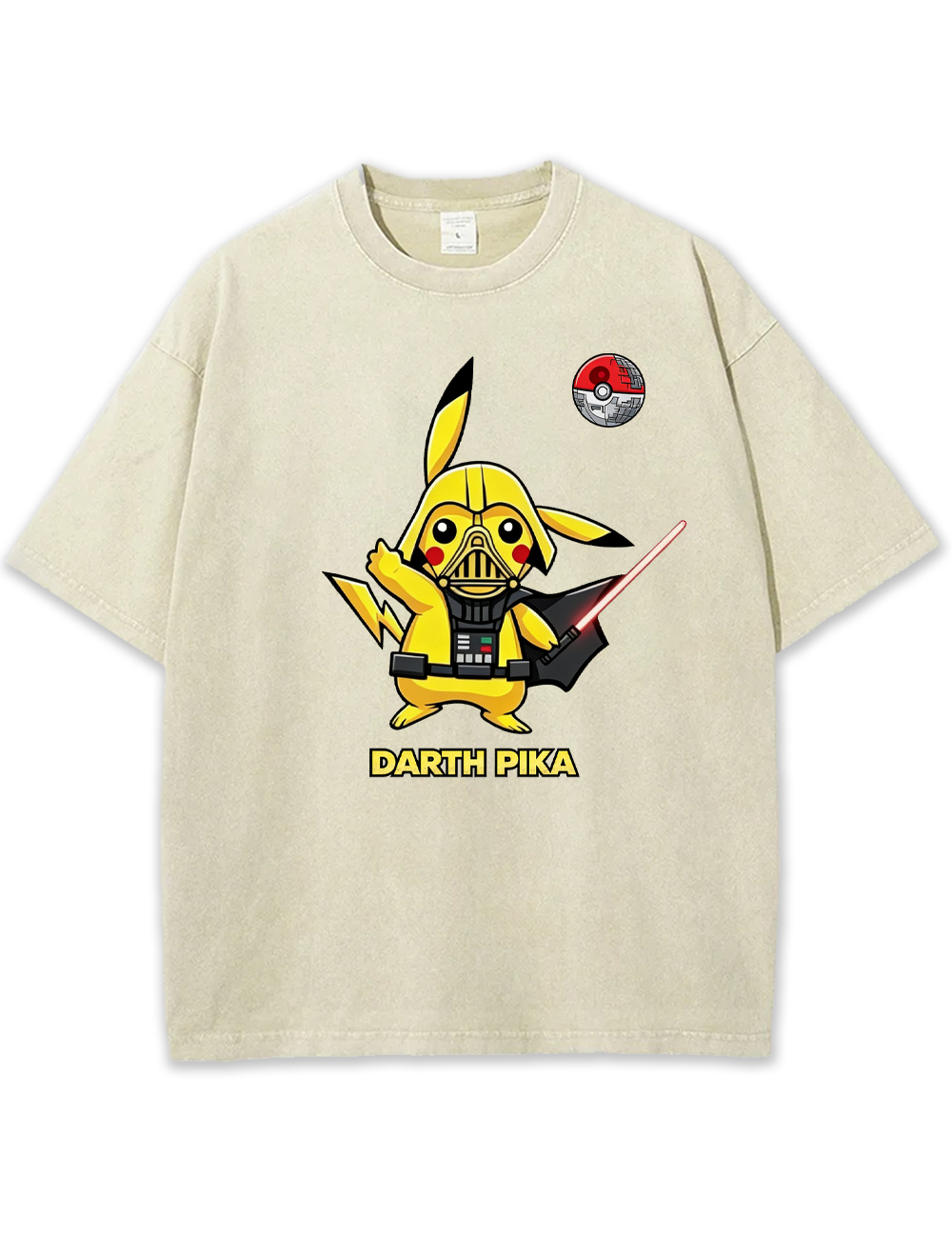 Darth Pika Star Wars Cartoon Tee | Pokemon Anime