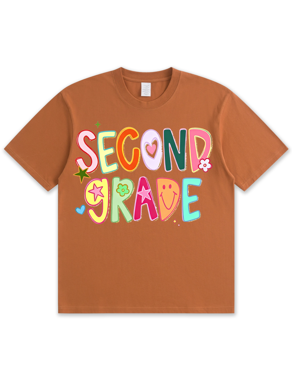 Preppy Hand Drawn Colorful Doodle Teacher Shirt
