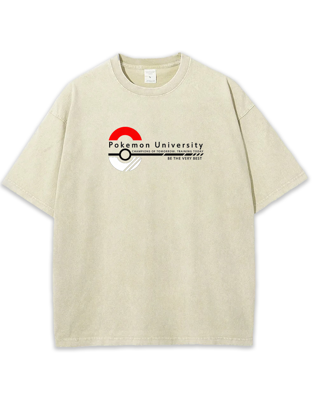 Pokemon University Logo Cartoon Tee | Pokemon Anime