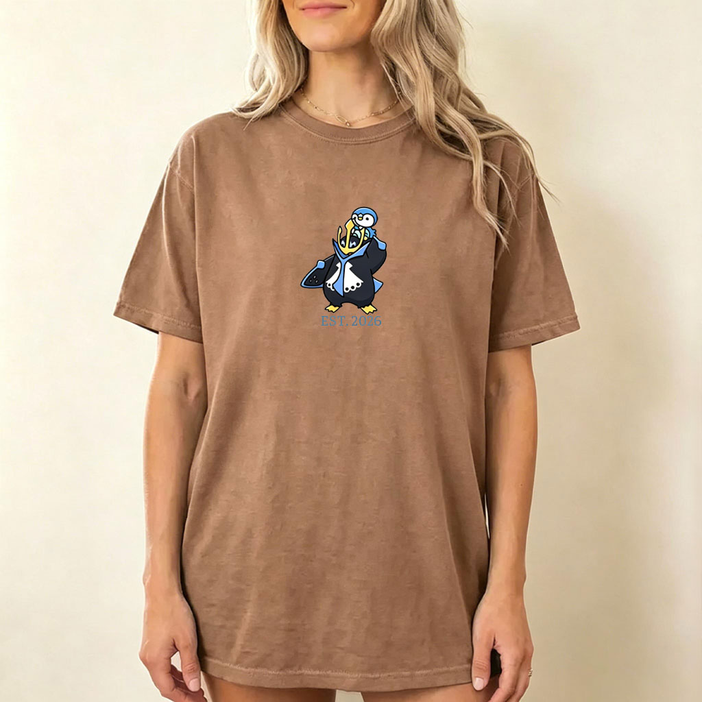 Cute Parent & Kid Empoleon Vintage Washed T-Shirt