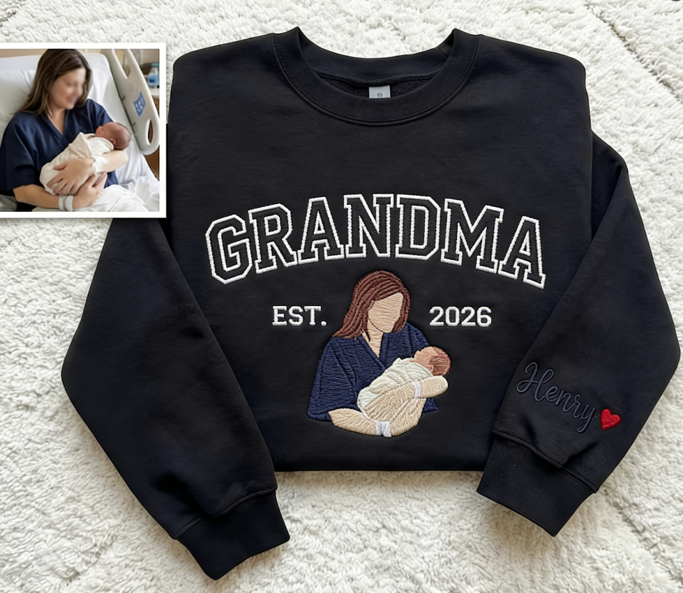 Grandma & mam Sweatshirt with Photo