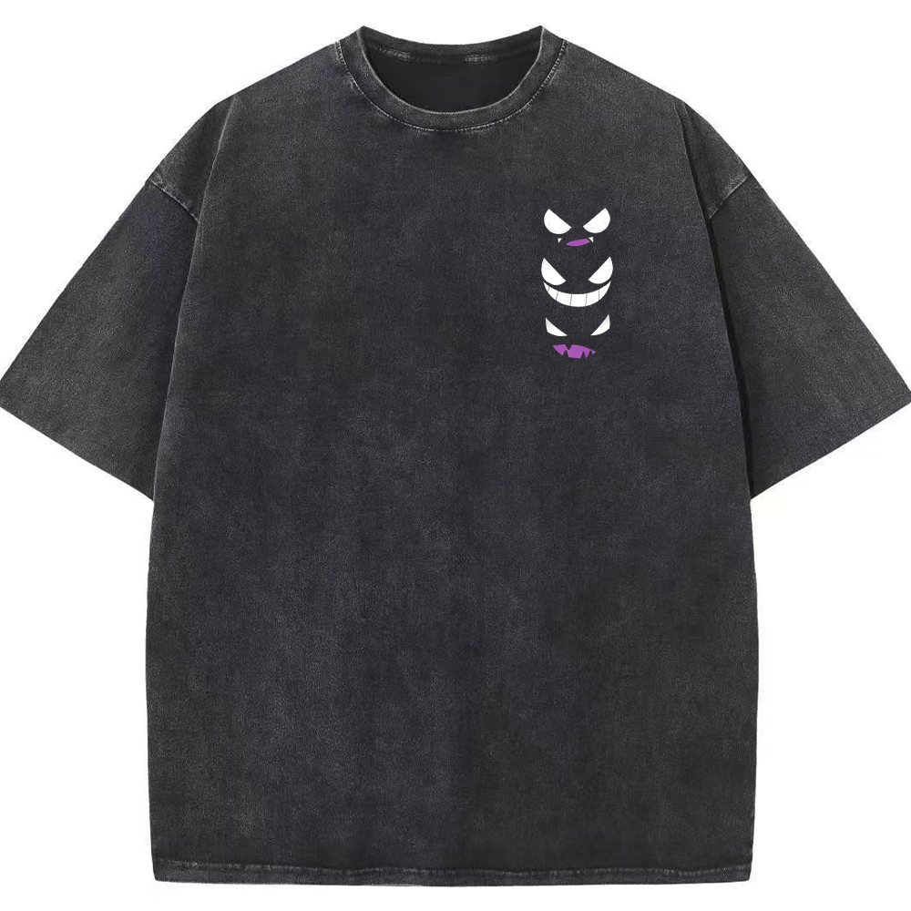 Crystal Ghost Evolution Full Back Graphic Tee | Pokemon Anime