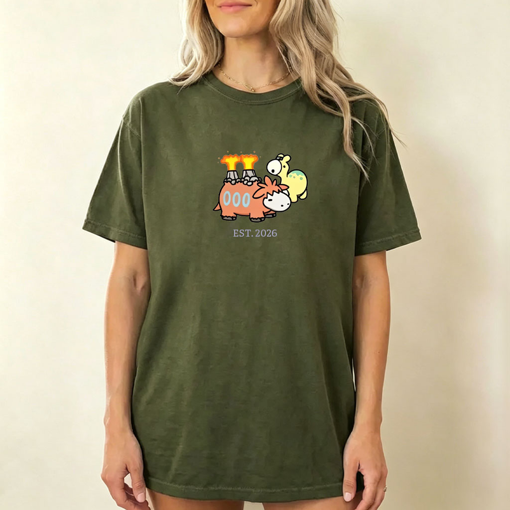 Cute Parent & Kid Camerupt Vintage Washed T-Shirt