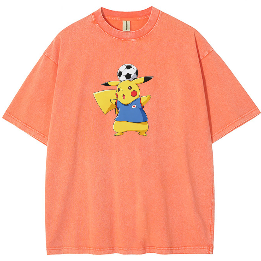 2026 World Cup Pokemon Japan Pikachu Graphic Tee