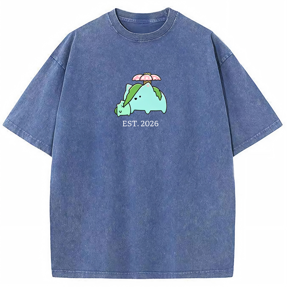 Cute Parent & Kid Torterra Vintage Washed T-Shirt