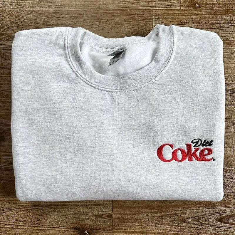 Diet Coke Embroidered Sweatshirt