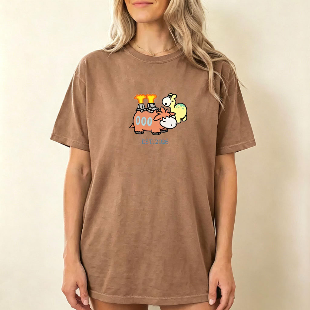 Cute Parent & Kid Camerupt Vintage Washed T-Shirt