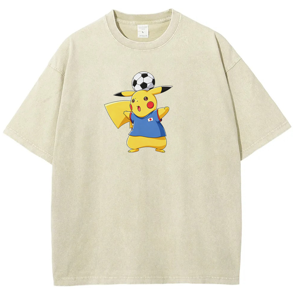 2026 World Cup Pokemon Japan Pikachu Graphic Tee