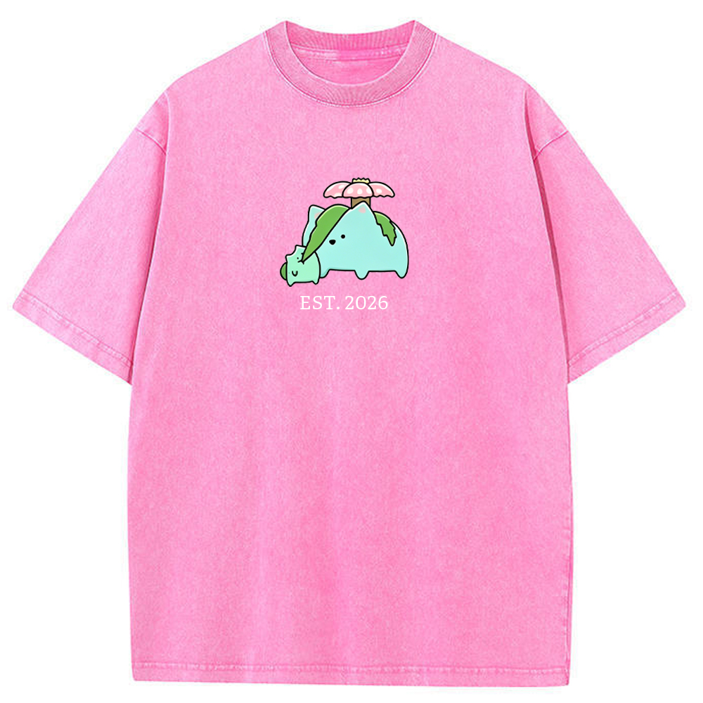 Cute Parent & Kid Torterra Vintage Washed T-Shirt