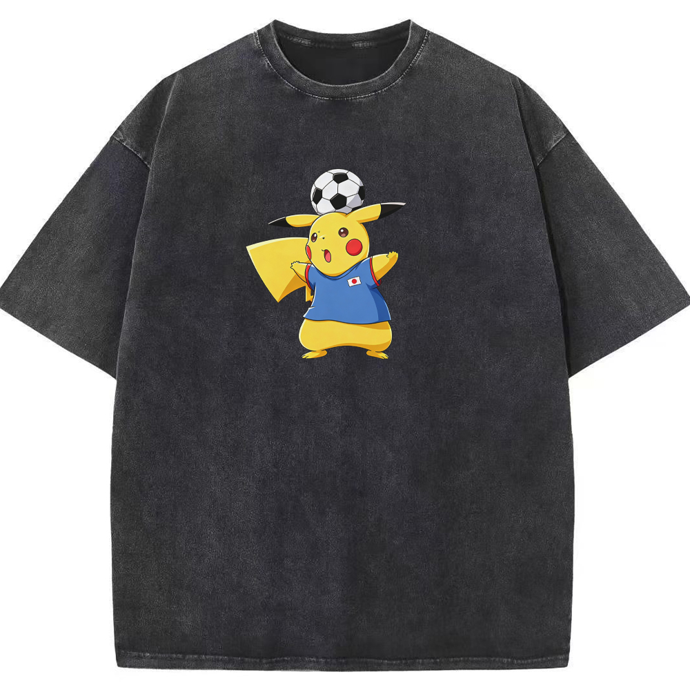 2026 World Cup Pokemon Japan Pikachu Graphic Tee