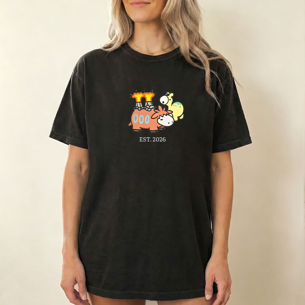 Cute Parent & Kid Camerupt Vintage Washed T-Shirt