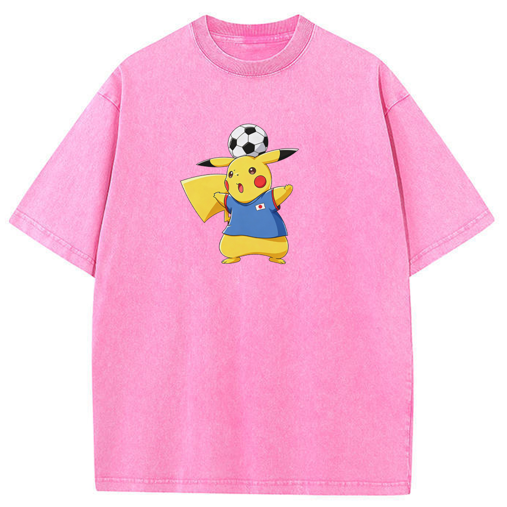 2026 World Cup Pokemon Japan Pikachu Graphic Tee