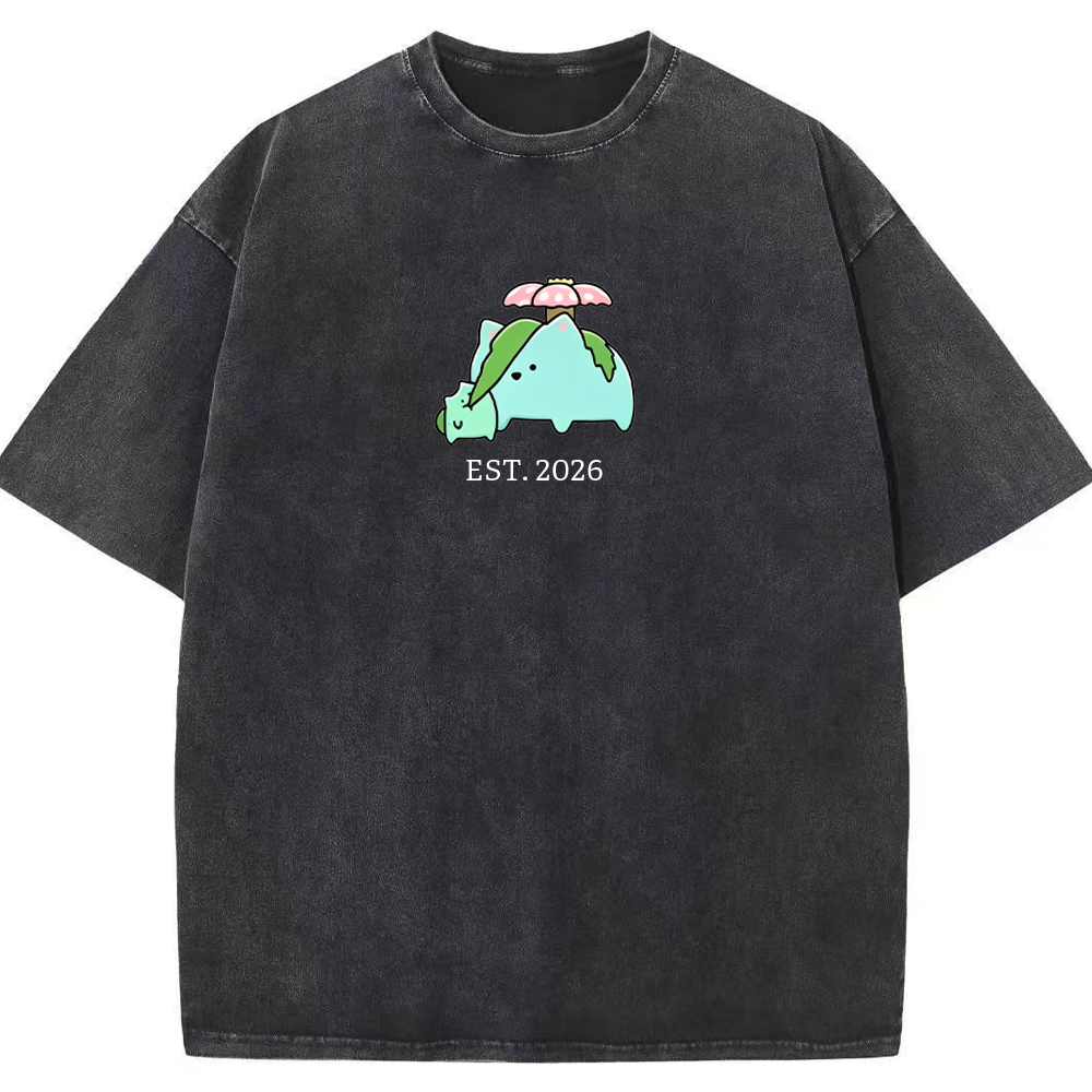 Cute Parent & Kid Torterra Vintage Washed T-Shirt