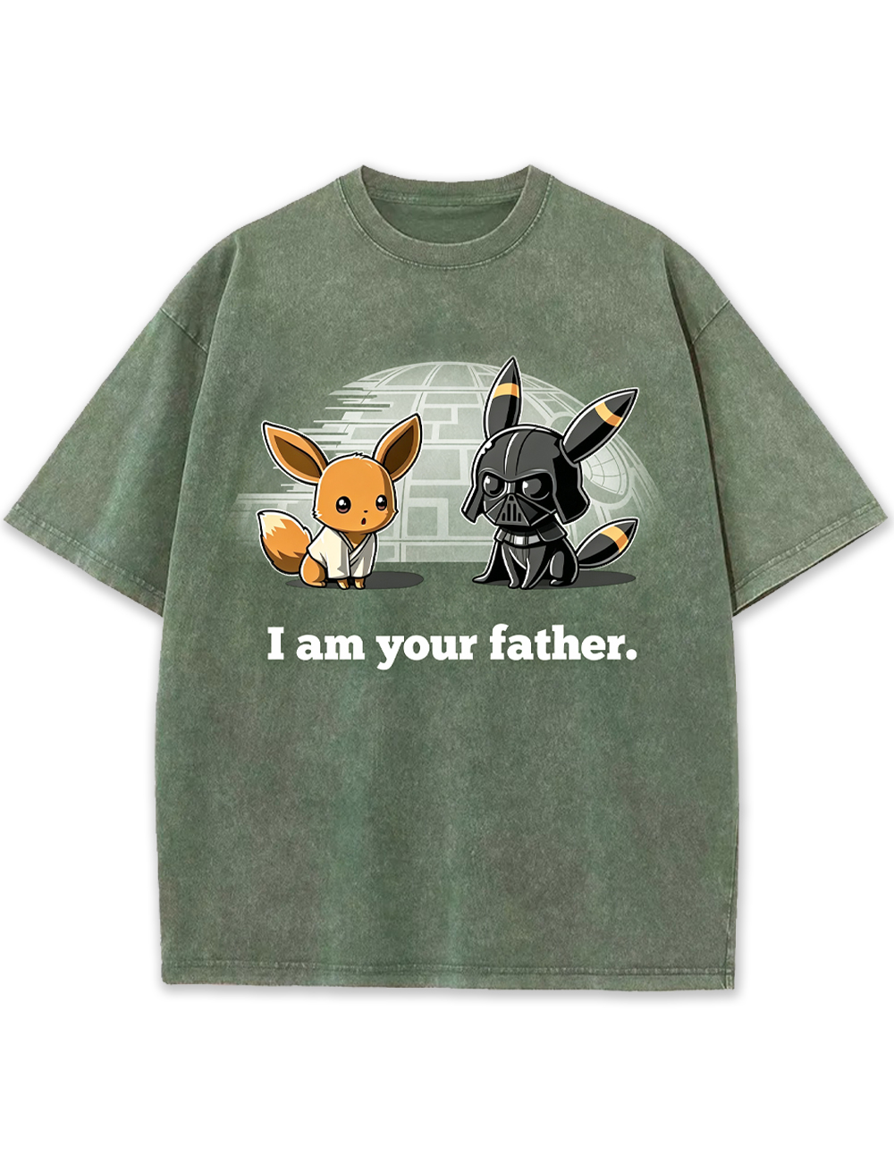 Star Wars Eevee Duo Cartoon Tee | Pokemon Anime