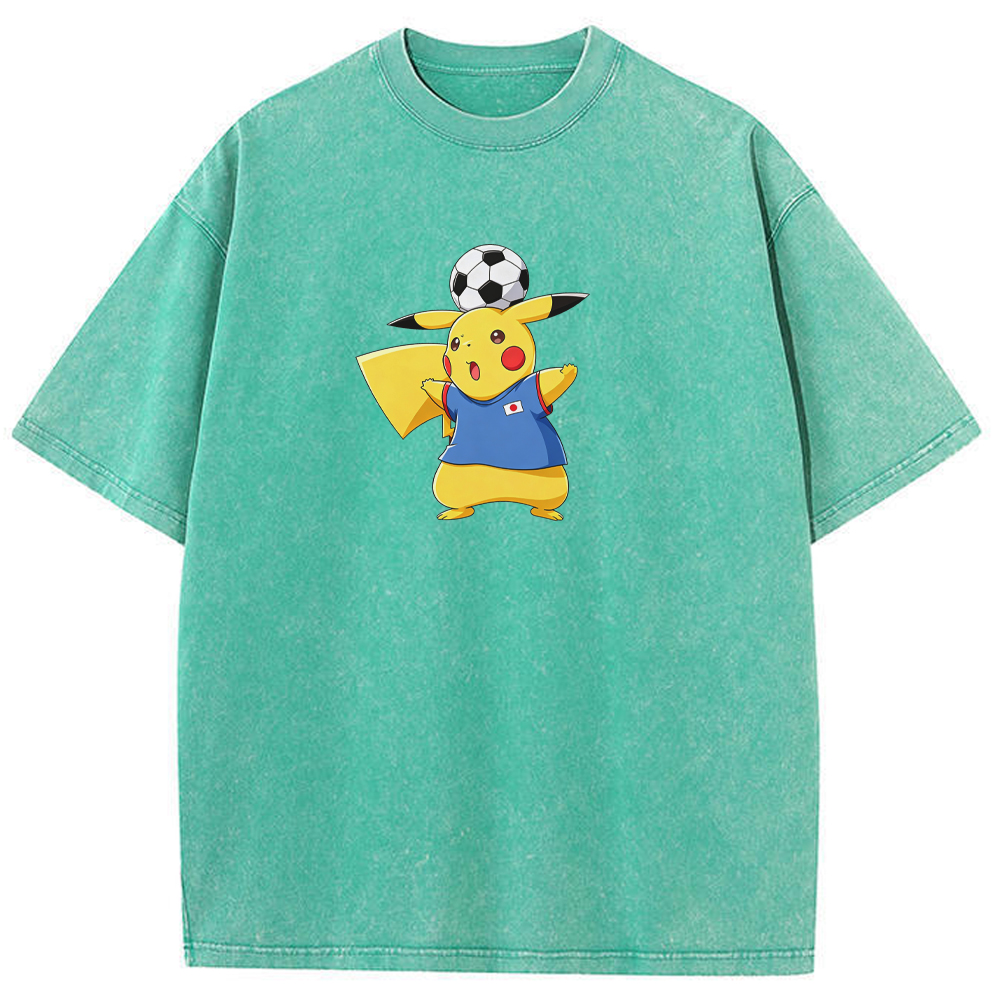 2026 World Cup Pokemon Japan Pikachu Graphic Tee