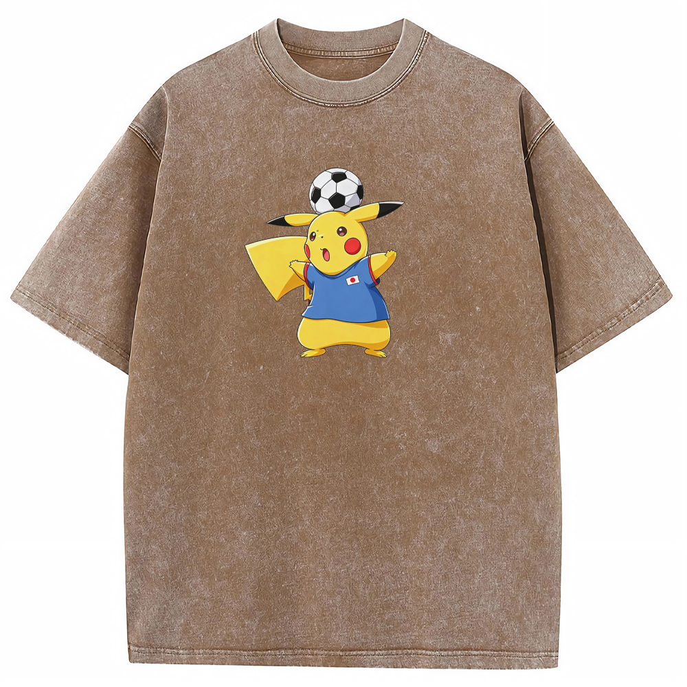 2026 World Cup Pokemon Japan Pikachu Graphic Tee