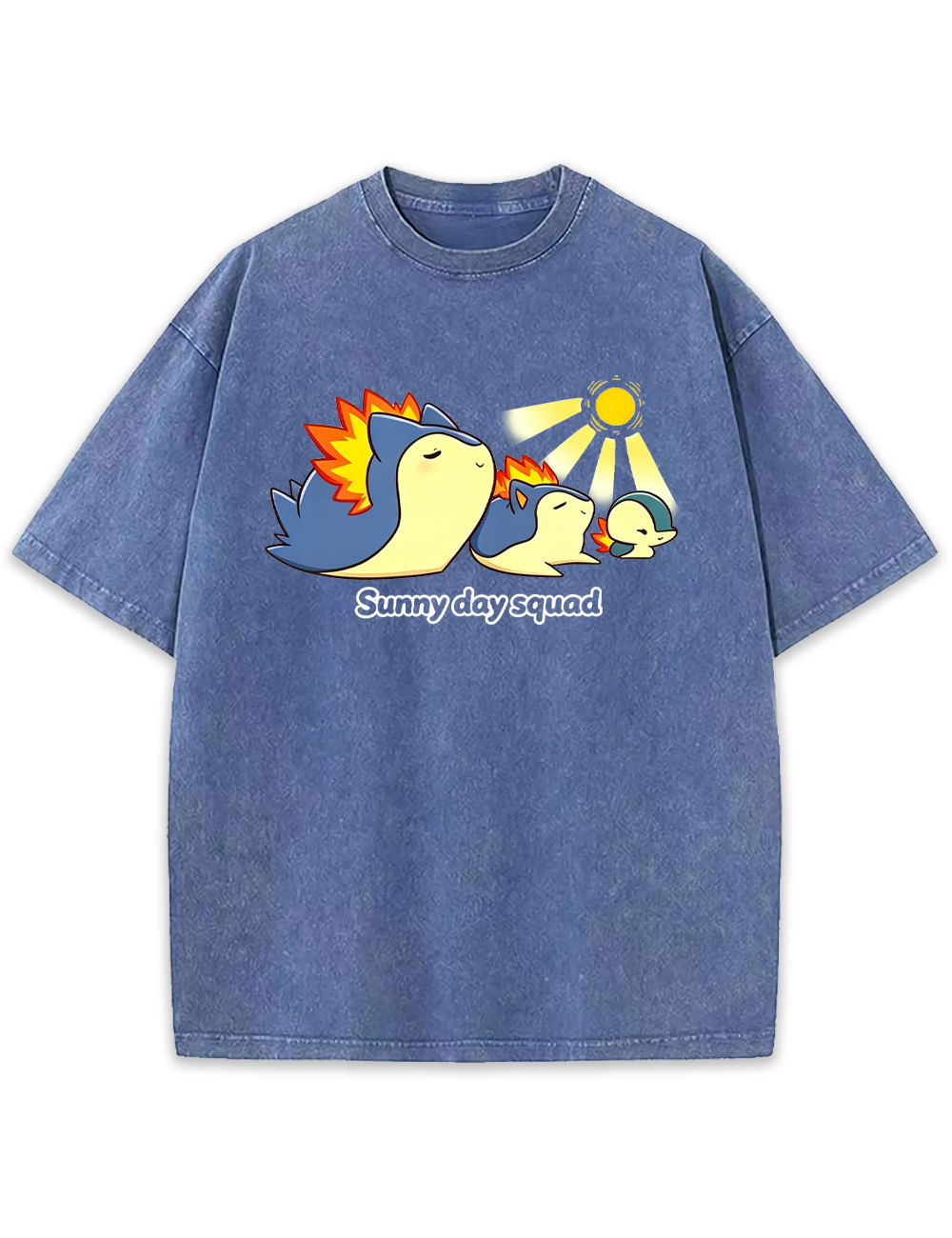 Parent & Kid Typhlosion Sunny Day Squad Vintage Washed T-Shirt