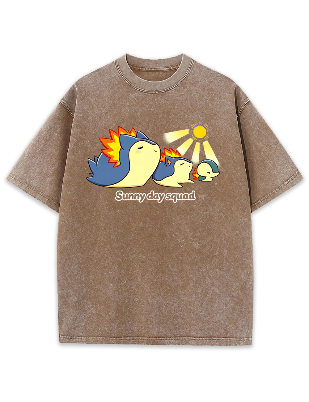 Parent & Kid Typhlosion Sunny Day Squad Vintage Washed T-Shirt