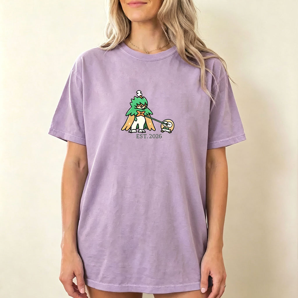 Cute Parent & Kid Decidueye Vintage Washed T-Shirt